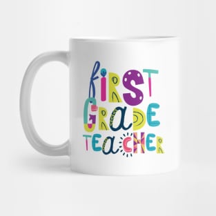 Cute 1st Grade Teacher Gift Idea Back to School Mug